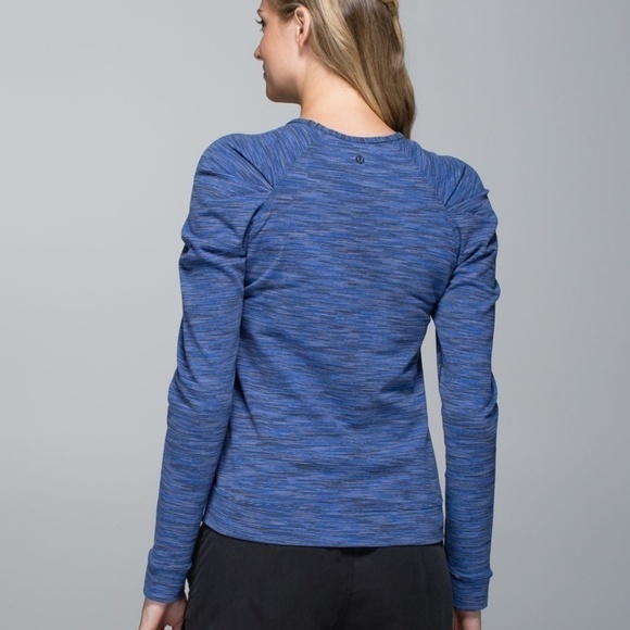 Lululemon Lab City Long Sleeve Puff Sleeve Wee Are From Space Cadet Blue Tee S - Picture 2 of 7